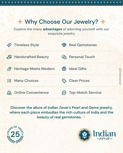 Indian zevar - Why Choose Our Jewelry - Discover the benefits - Infographic